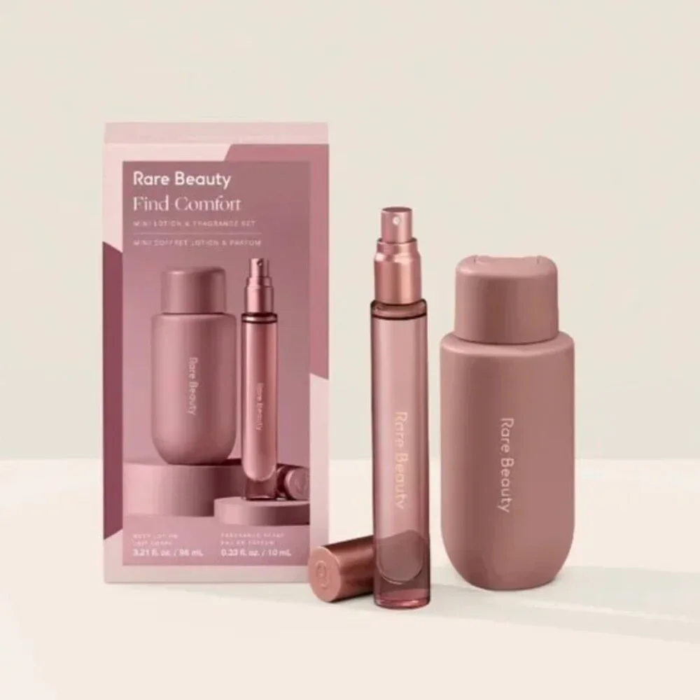 NWT Rare Beauty Find Comfort Mini Lotion & Fragrance Set